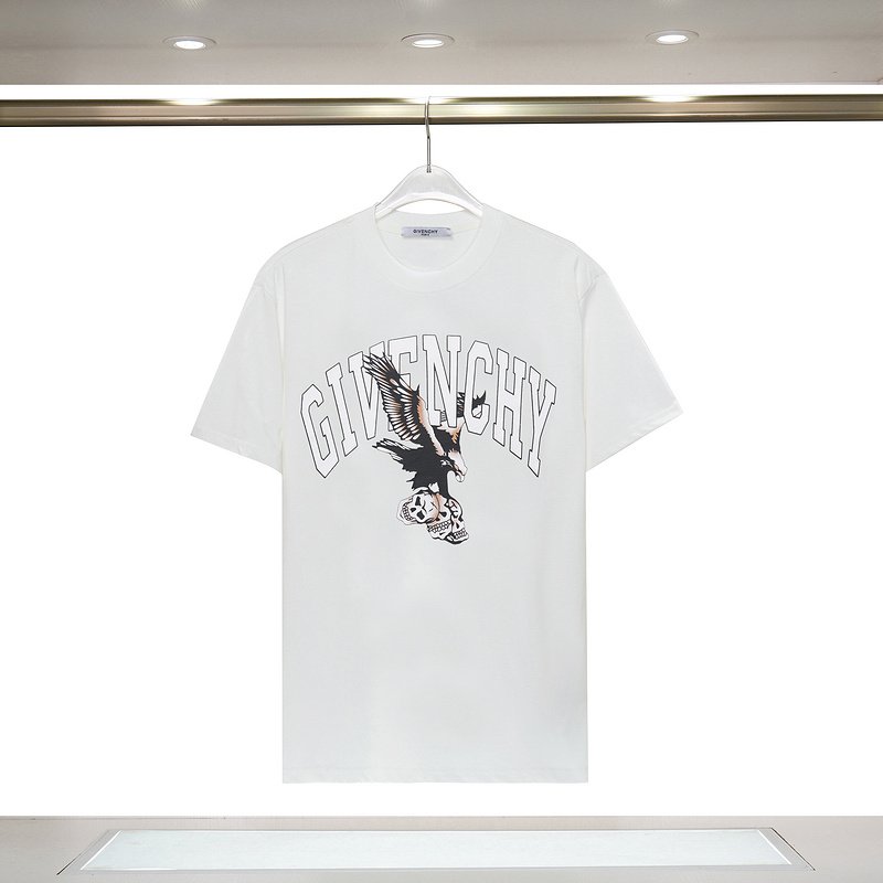Футболка Givenchy An Eagle Carrying Skulls "White" фото № 9