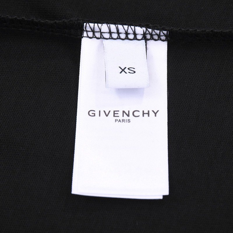 Футболка Givenchy With Silver Logo Printing "Black" фото № 2
