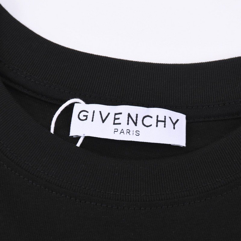 Футболка Givenchy With Silver Logo Printing "Black" фото № 6