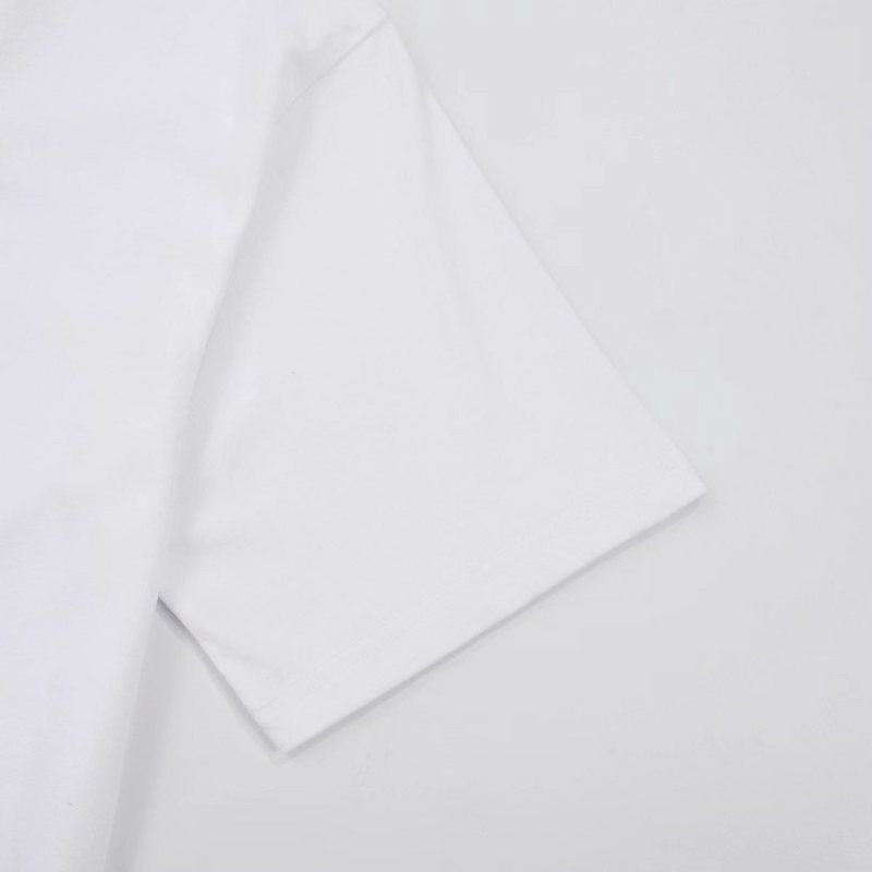 Футболка Givenchy With Blue Text Logo "White" фото № 2