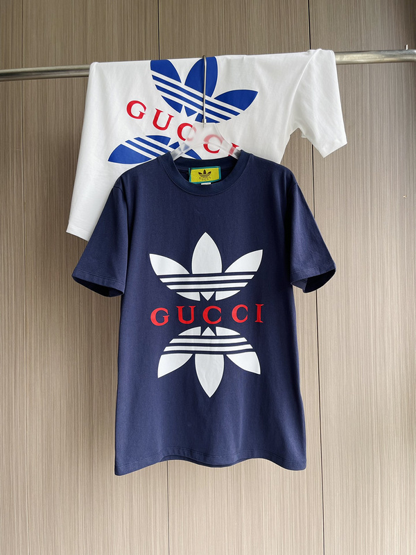 Футболка Gucci X Adidas Reflection "Blue" фото № 5