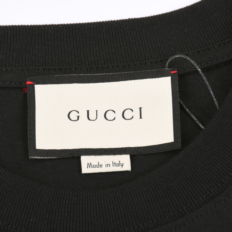 Футболка Gucci Smiling And Sad "Black" фото № 2