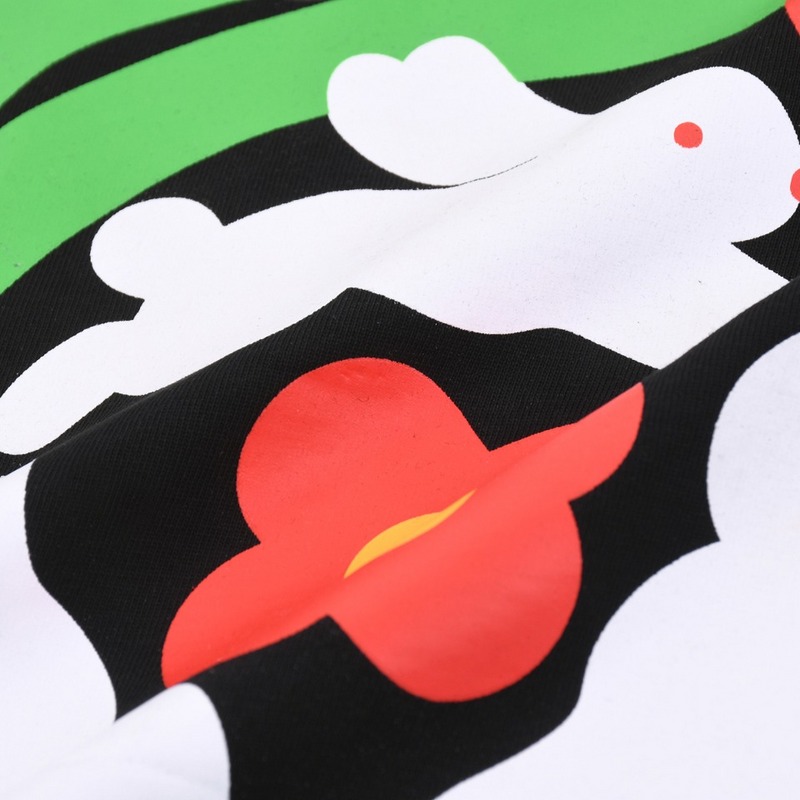 Футболка Gucci Red Tulips "Black" фото № 5