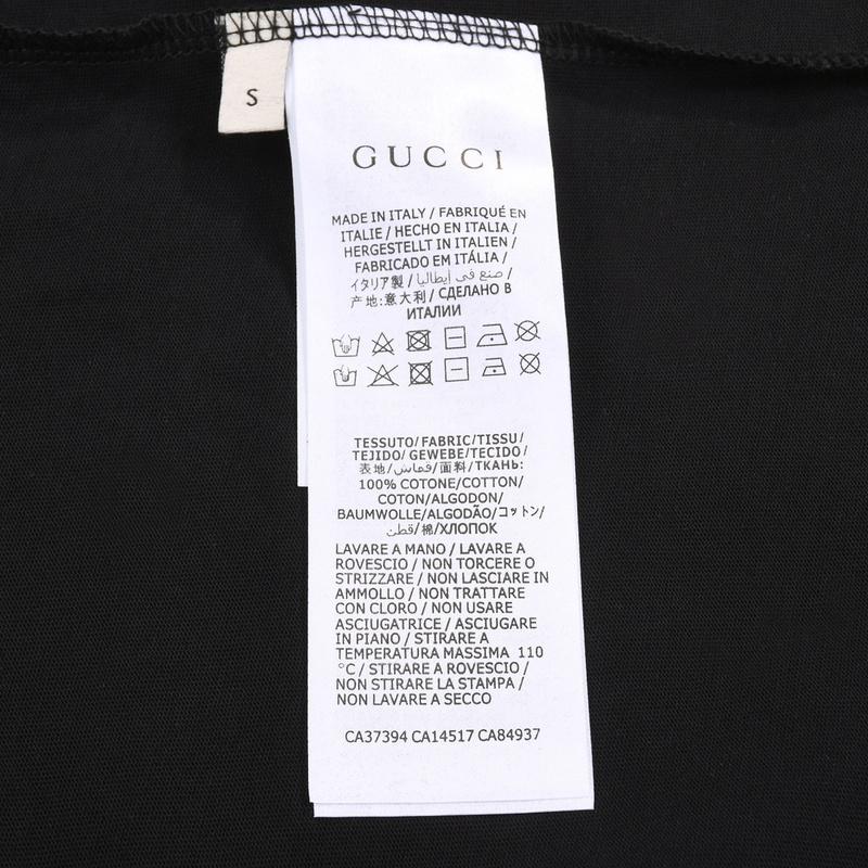 Футболка Gucci With A Cute Rabbit Print "Black" фото № 3