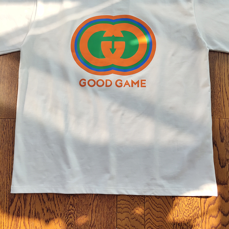 Футболка Gucci Good Game Print "White" фото № 8