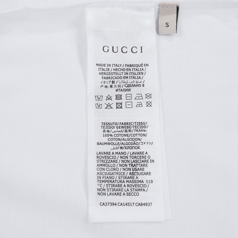 Футболка Gucci With An Animalistic Hare Print "White" фото № 8