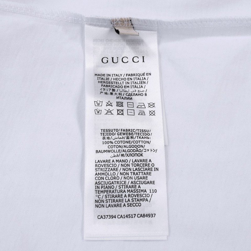 Футболка Gucci Fleeing Rabbit Print "White" фото № 3