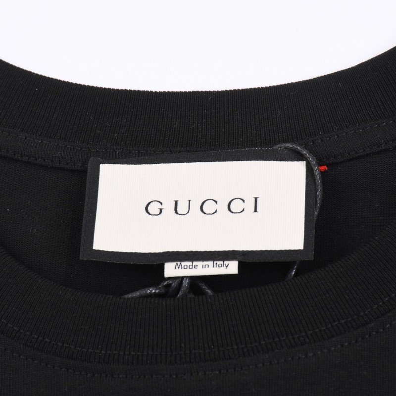 Футболка Gucci Unusual Text Logo "Black" фото № 4