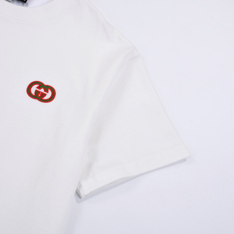 Футболка Gucci With Green Text Logo On The Back "White" фото № 6