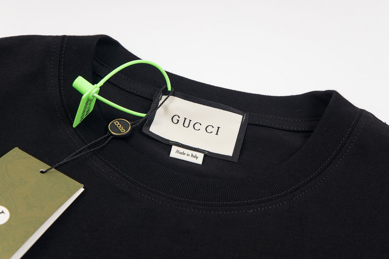Футболка Gucci Gucci Palenelaga Logo "Black" фото № 3