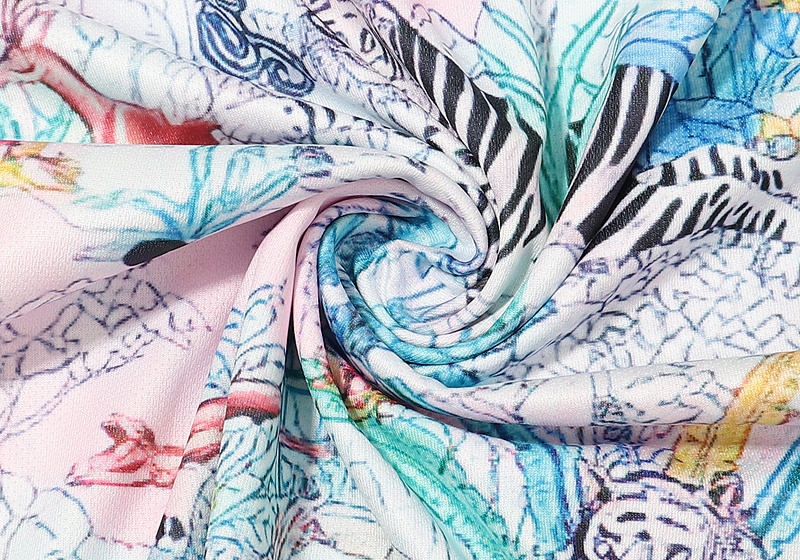 Футболка Gucci Animal Chaos "White/Pink" фото № 3