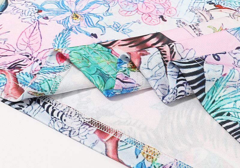 Футболка Gucci Animal Chaos "White/Pink" фото № 6