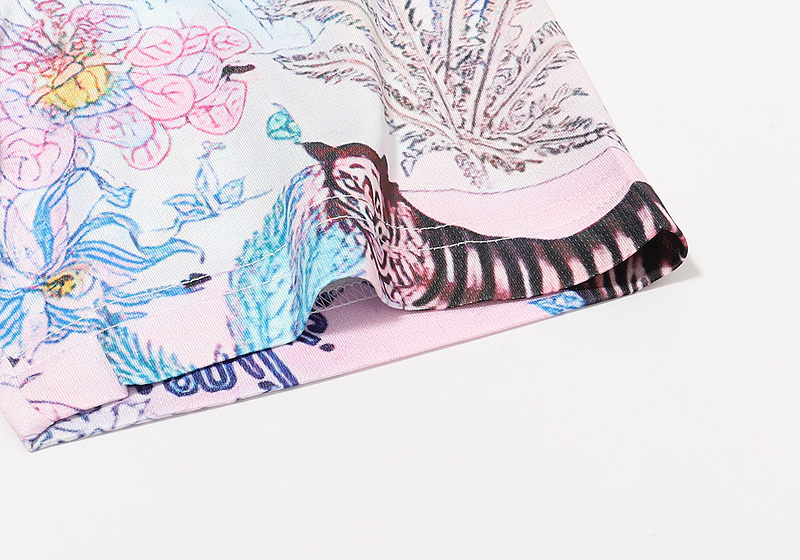 Футболка Gucci Animal Chaos "White/Pink" фото № 7