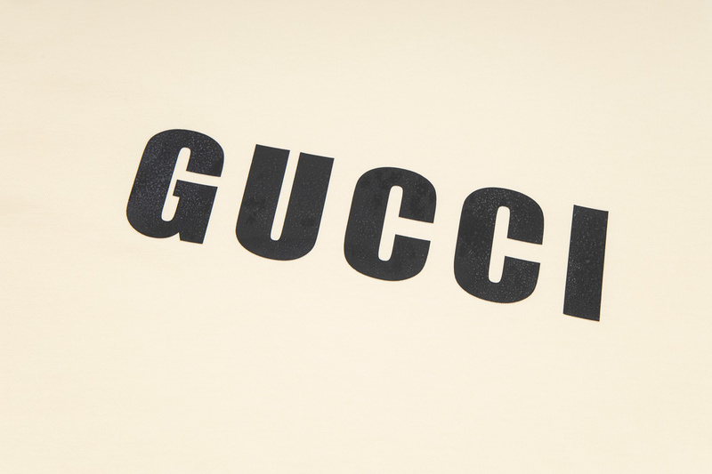 Футболка Gucci Gucci Logo "Beige" фото № 3