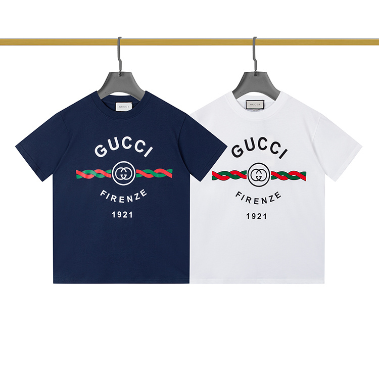 Футболка Gucci Text Firenze "White" фото № 3