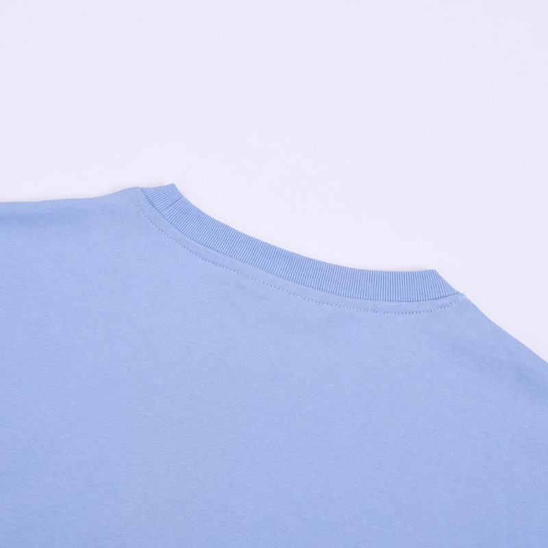 Футболка Gucci X Adidas Logo In The Center "Blue" фото № 4