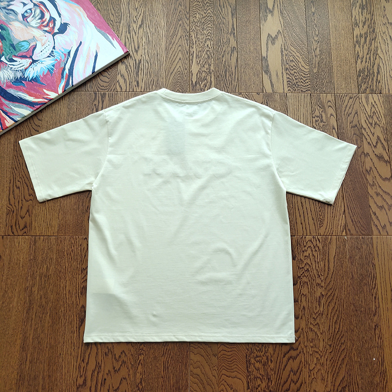 Футболка Gucci Embroidered Brand Name "White" фото № 2