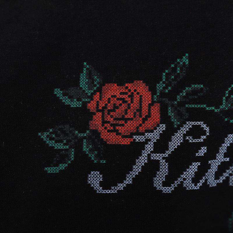 Футболка Kith Rose "Black" фото № 5