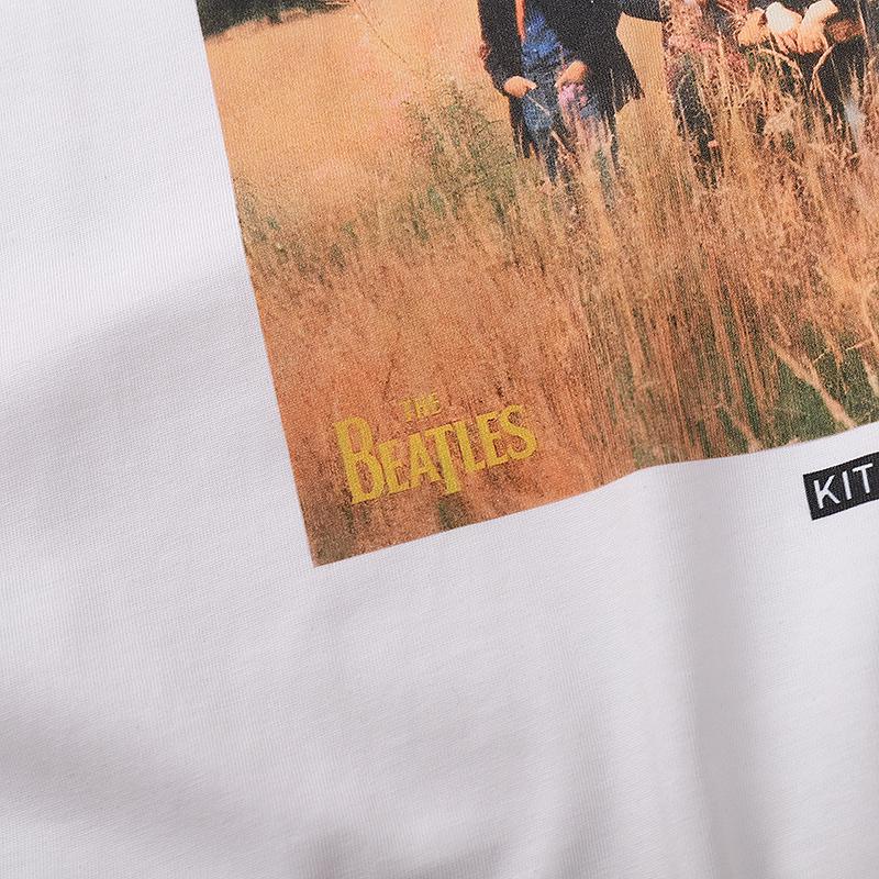 Футболка Kith Beatles Pic "White" фото № 6