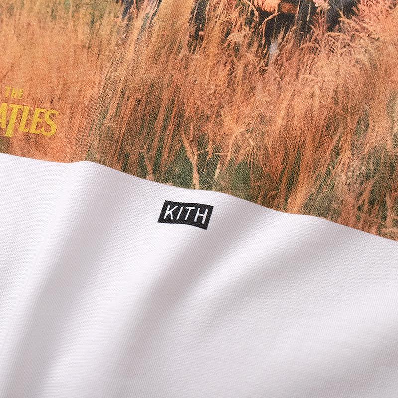 Футболка Kith Beatles Pic "White" фото № 5