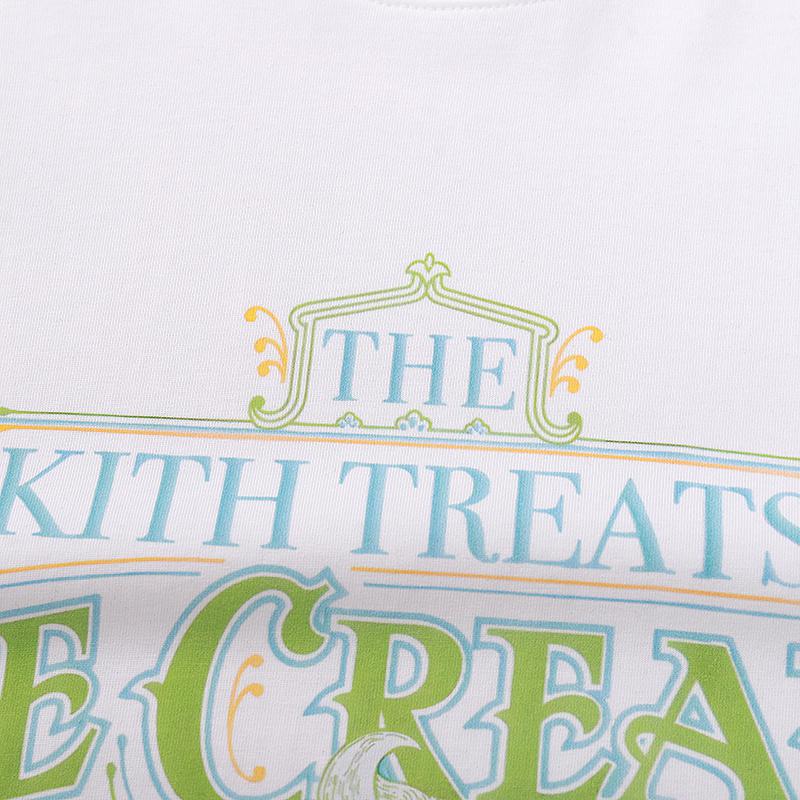 Футболка Kith Ice Cream Parlor "White/Green" фото № 3