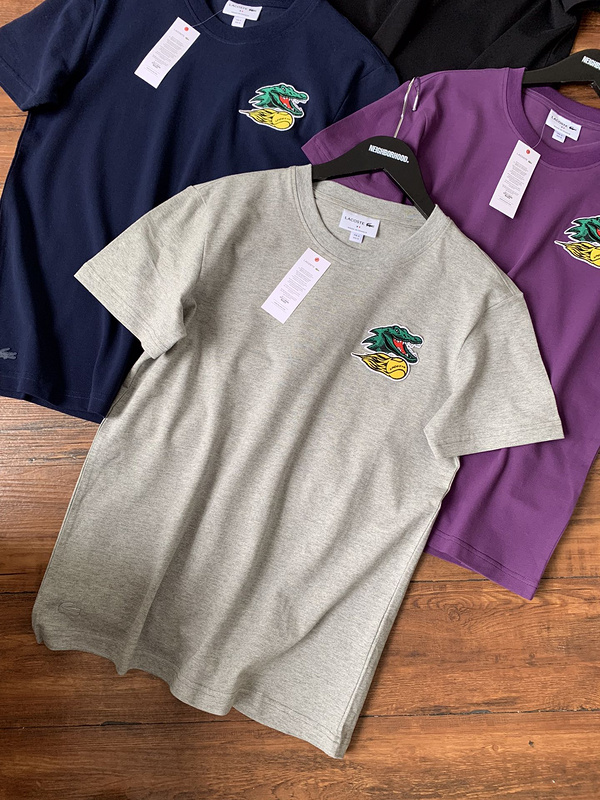 Футболка Lacoste Logo Ball "Gray" фото № 5