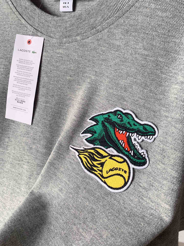 Футболка Lacoste Logo Ball "Gray" фото № 2