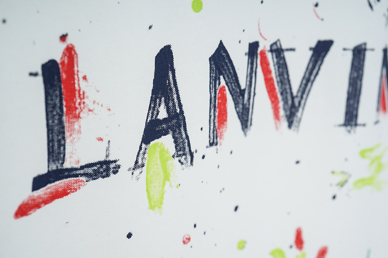 Футболка Lanvin Drawing With Paints "White" фото № 4