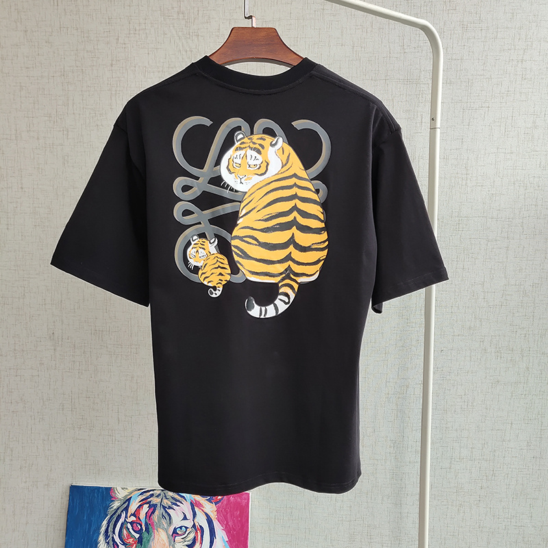 Футболка Loewe Big And Little Tiger "Black" фото № 2