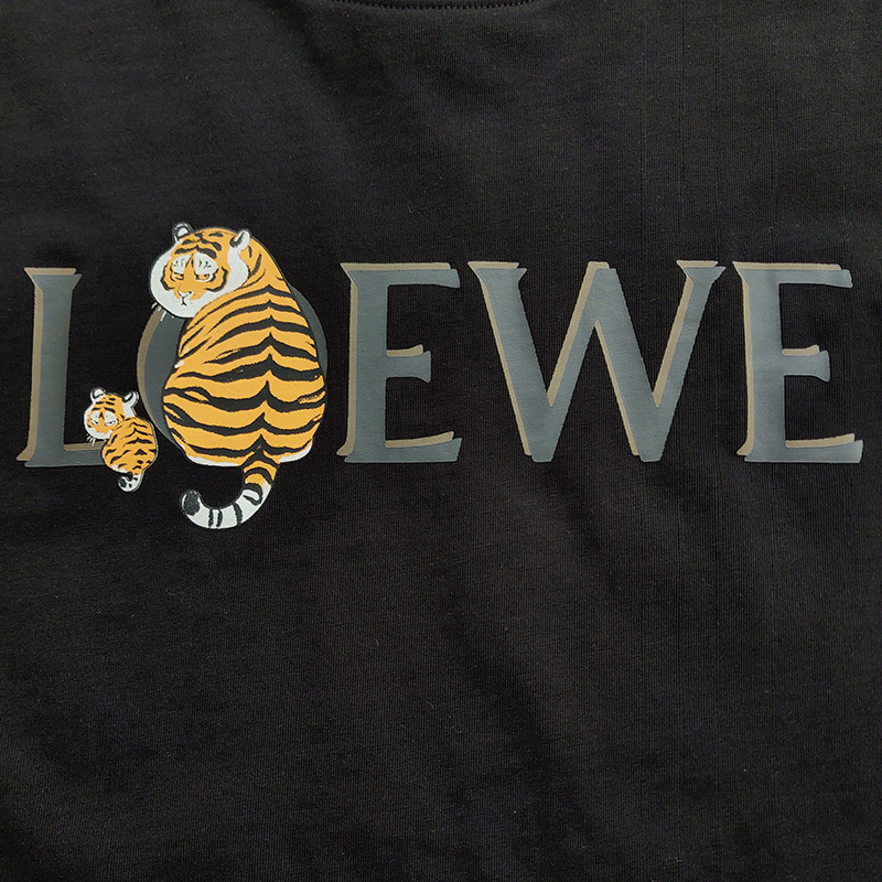 Футболка Loewe Big And Little Tiger "Black" фото № 6