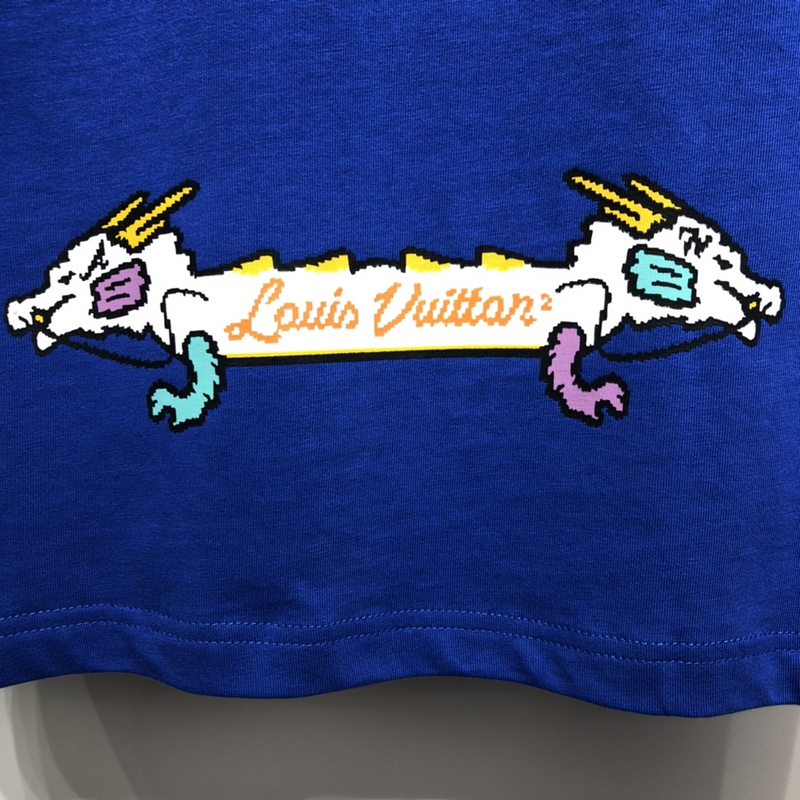 Футболка Louis Vuitton Little Dragon "Blue" фото № 2