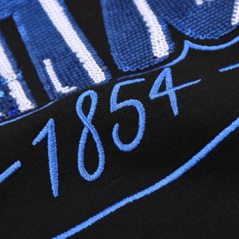 Футболка Louis Vuitton Logo Made Of Sequins "Black" фото № 4