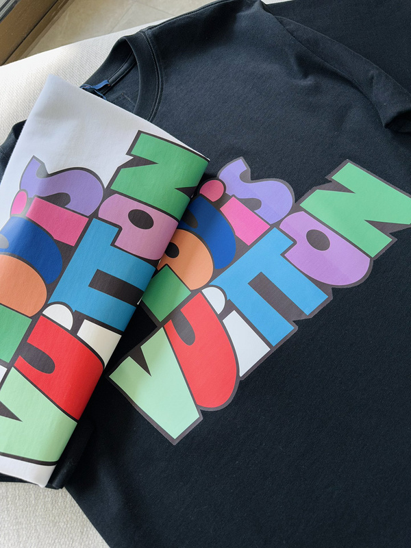 Футболка Louis Vuitton Cartoon Letters "Black" фото № 6