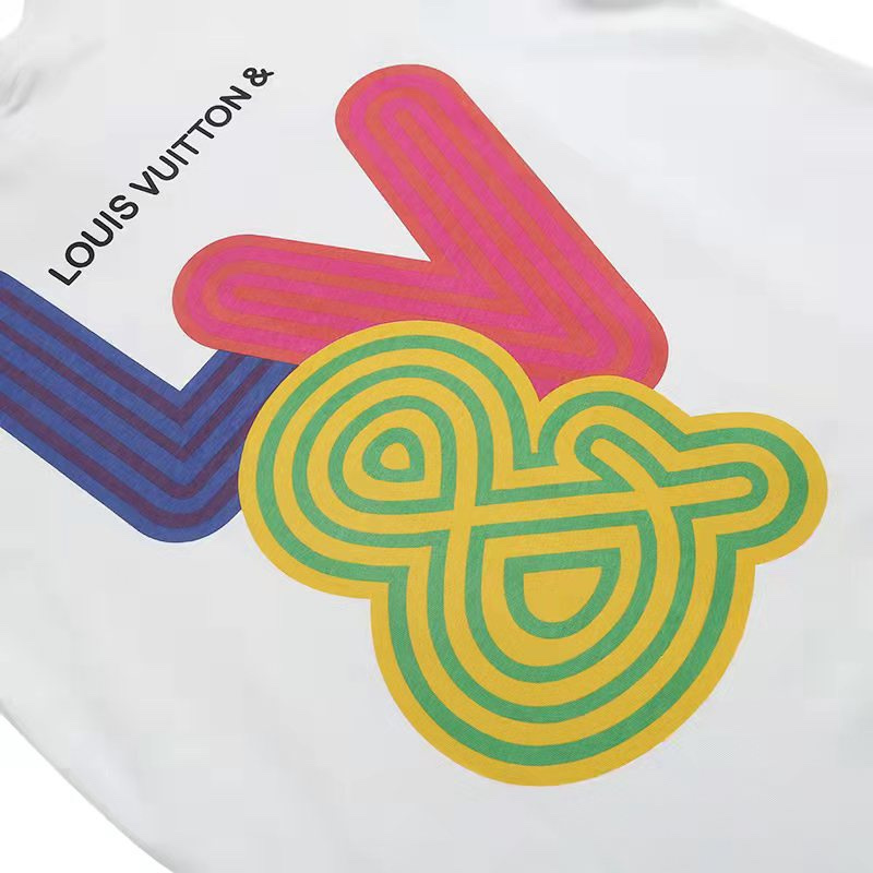 Футболка Louis Vuitton Short Sleeve Brand Inscription "White" фото № 5