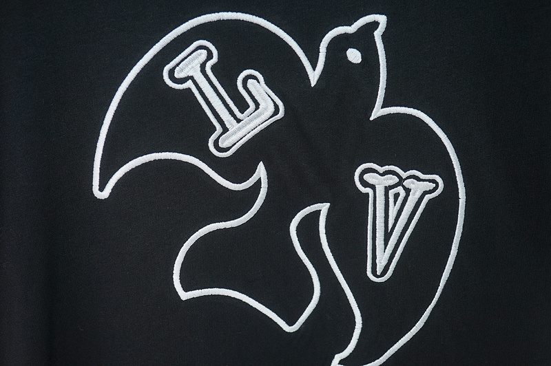 Футболка Louis Vuitton Bird With Logo "Black" фото № 5