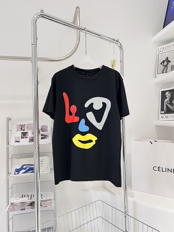 Футболка Louis Vuitton Face "Black" фото № 2