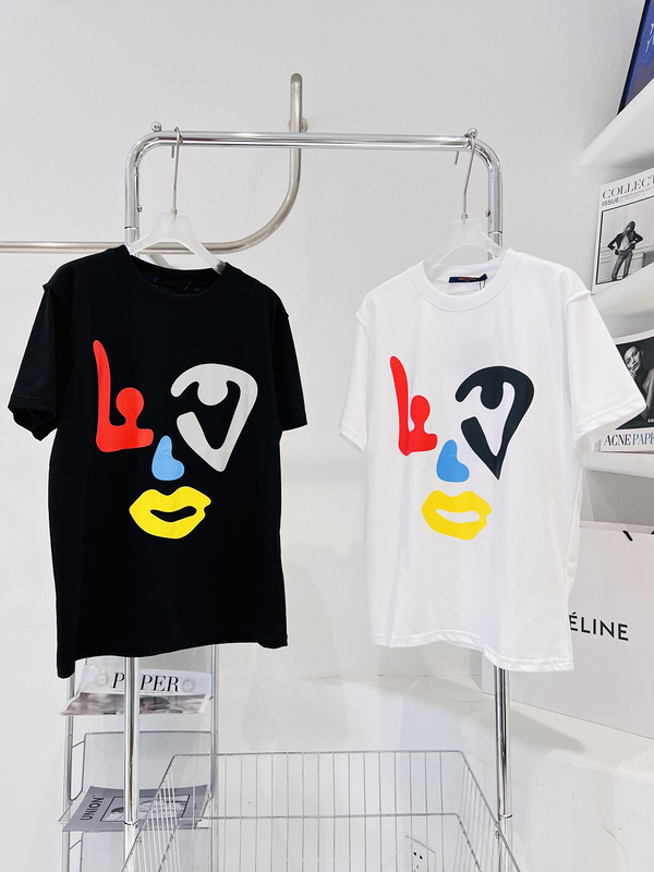 Футболка Louis Vuitton Face "Black" фото № 4