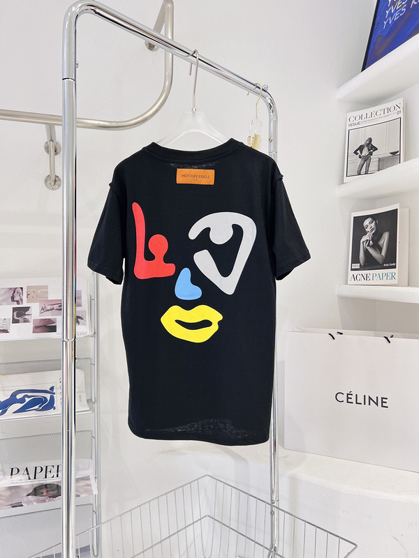 Футболка Louis Vuitton Face "Black" фото № 5