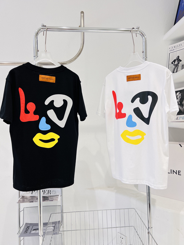 Футболка Louis Vuitton Face "Black" фото № 6