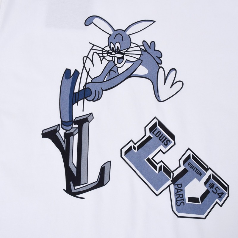Футболка Louis Vuitton Rabbit With A Hammer "White" фото № 3