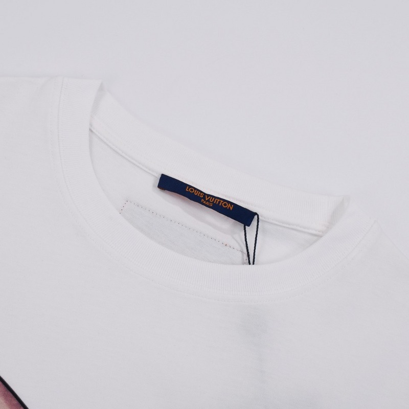 Футболка Louis Vuitton With A Pink Flower "White" фото № 5