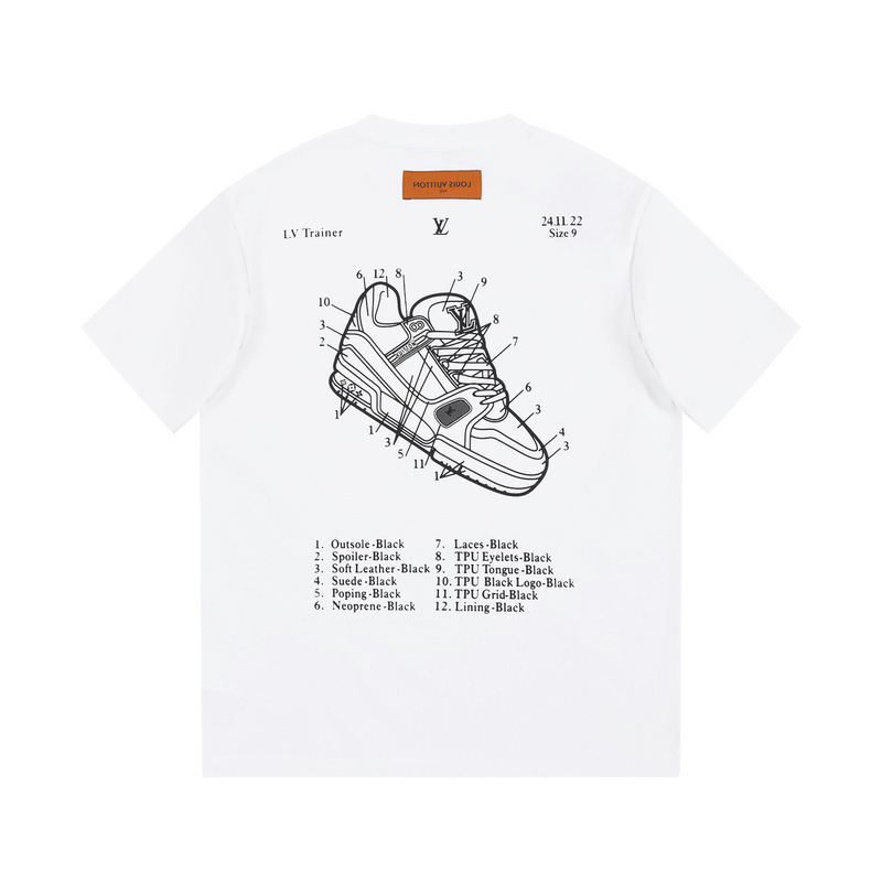 Футболка Louis Vuitton LV Trainer "White" фото № 7