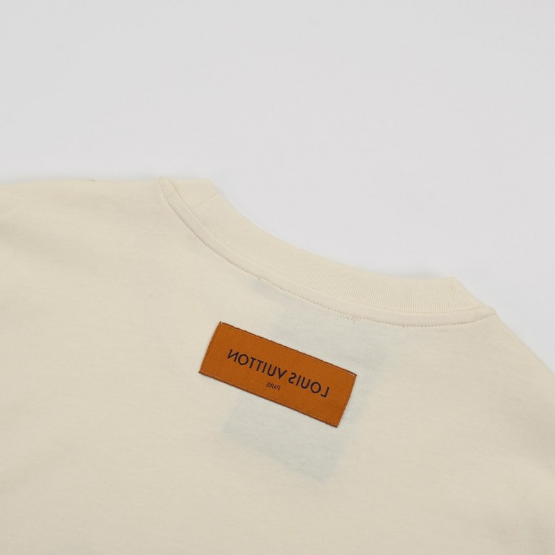 Футболка Louis Vuitton With Branded Print Of Green Toy "Cream" фото № 6