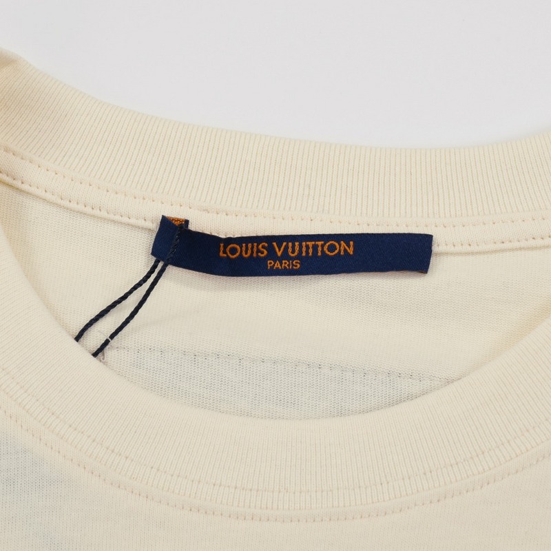 Футболка Louis Vuitton With Branded Print Of Green Toy "Cream" фото № 2