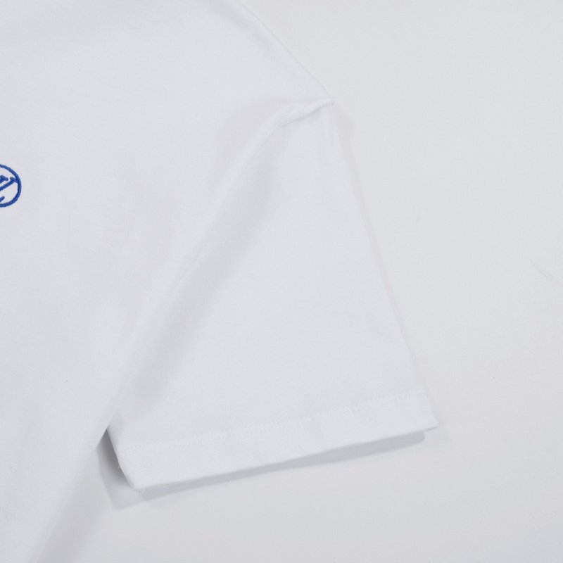 Футболка Louis Vuitton With Small Blue Logo "White" фото № 3