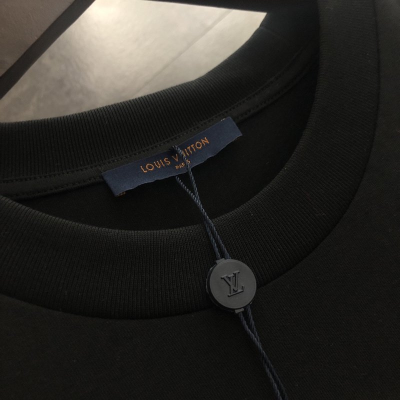 Футболка Louis Vuitton With Graphic Bird Print "Black" фото № 5