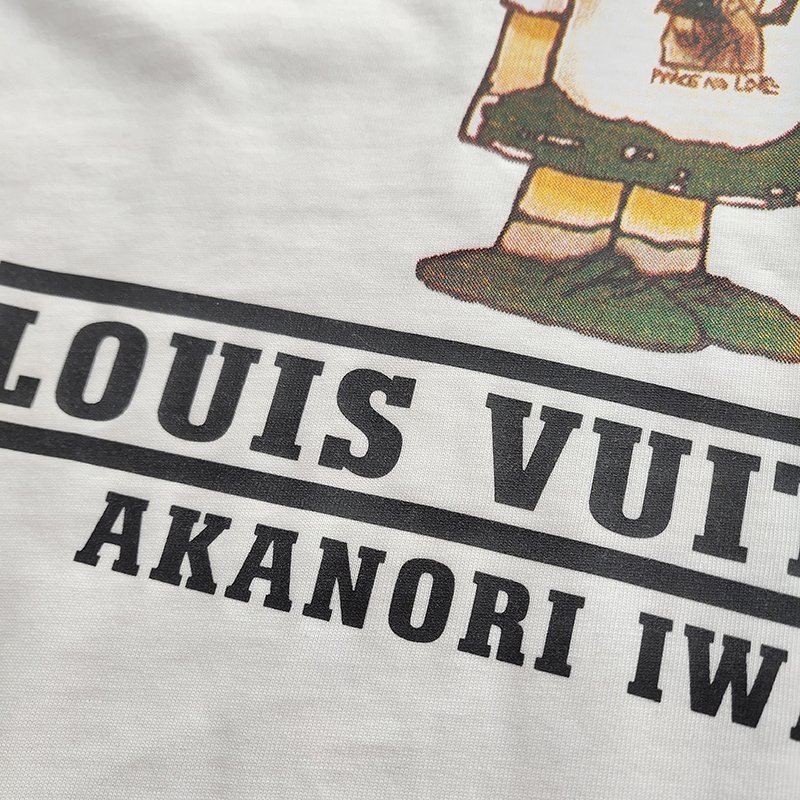 Футболка Louis Vuitton Boy With Box On His Head Print "White" фото № 4