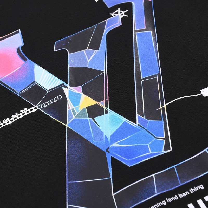 Футболка Louis Vuitton Comening Land Ban Thing "Black" фото № 3