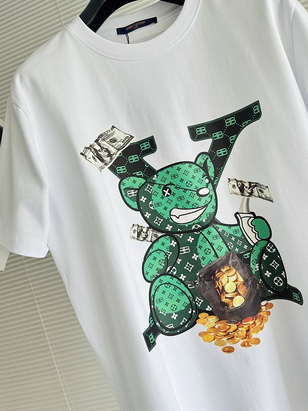 Футболка Louis Vuitton Happiness Is In Money "White" фото № 3