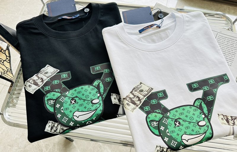 Футболка Louis Vuitton Happiness Is In Money "White" фото № 4